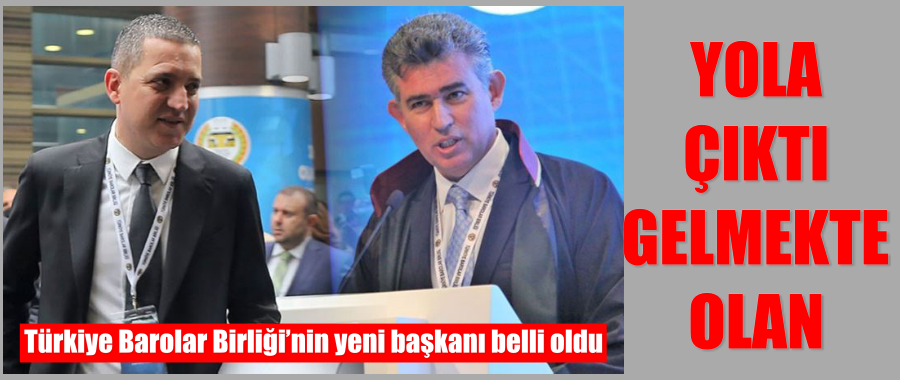 Türkiye Barolar Birliği’nin yeni başkanı Erinç Sağkan
