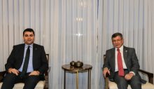 Davutoğlu, Uysal ile bir araya geldi