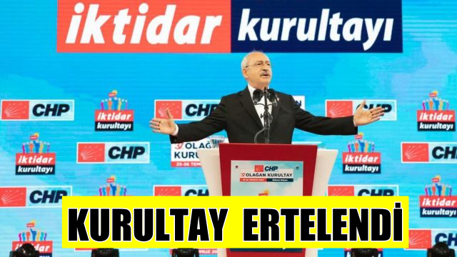 CHP PM Kararı “Kurultay Ertelendi”