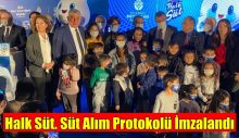 Halk Süt. Süt Alım Protokolü İmzalandı