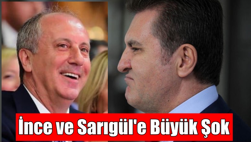 YSK’dan İnce ve Sarıgül’e Büyük Şok.