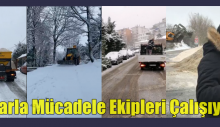 Karla Mücadele Ekipleri Çalışıyor