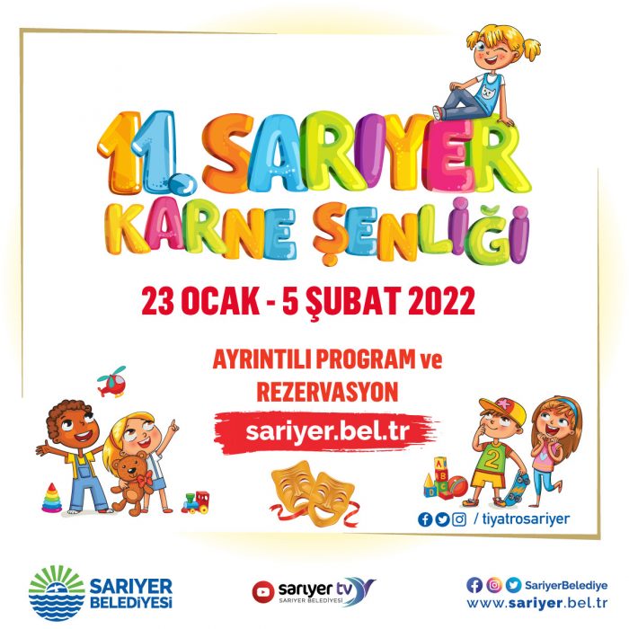 SARIYERLİ ÇOCUKLARA TİYATRO DOLU BİR KARNE ŞENLİĞİ