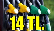 Motorinin litre fiyatı 14 TL’ye dayanıyor