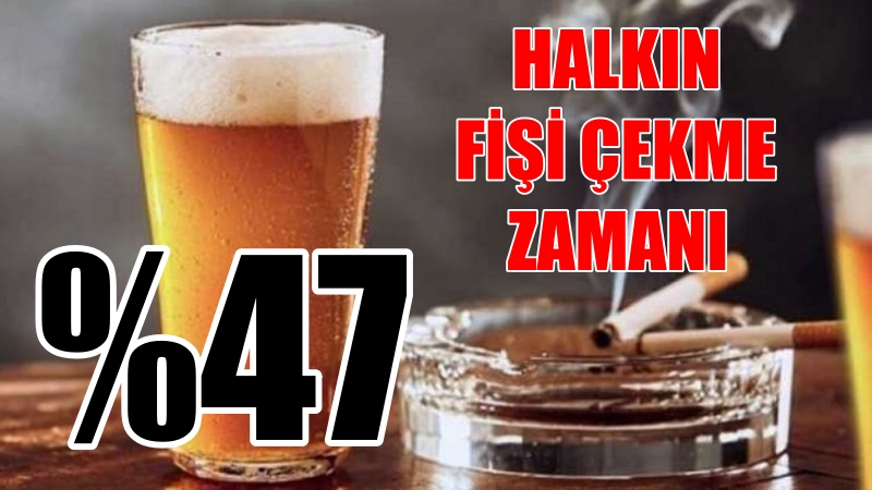 “Tsunami” Sigara ve alkolde ÖTV zammı