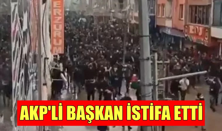 AKP Doğubayazıt İlçe Başkanı istifa etti.