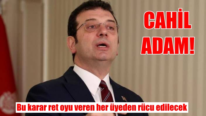 Bu karar ret oyu veren her üyeden rücu edilecek