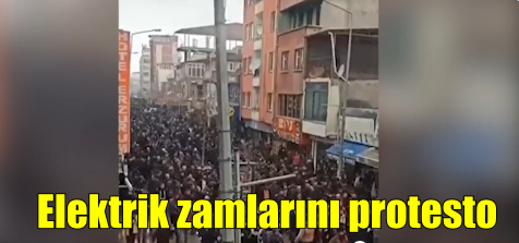 Elektrik zamlarını protesto