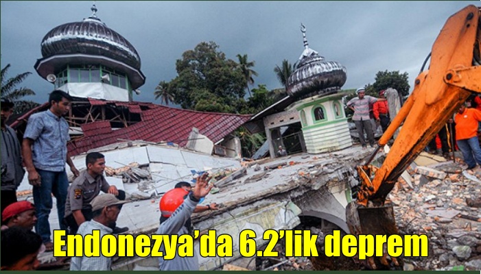 Endonezya’da 6.2’lik deprem