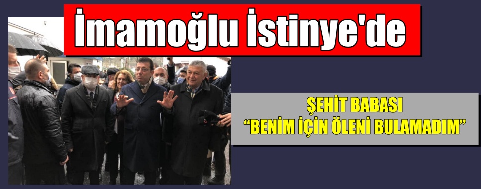 İmamoğlu İstinye’ye Esnafını Ziyaret Etti