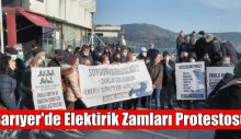 Sarıyer’de Elektirik Zamları Protestosu