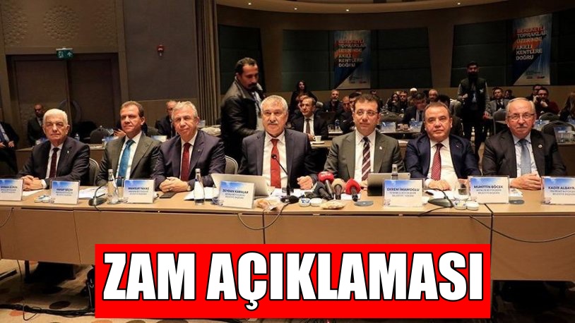 11 başkandan ‘toplu taşıma ücretlerine zam’ açıklaması