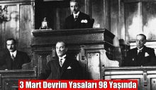 3 Mart Devrim Yasaları 98 Yaşında