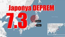 Japonya’da 7.3 büyüklüğünde deprem
