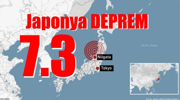 Japonya’da 7.3 büyüklüğünde deprem
