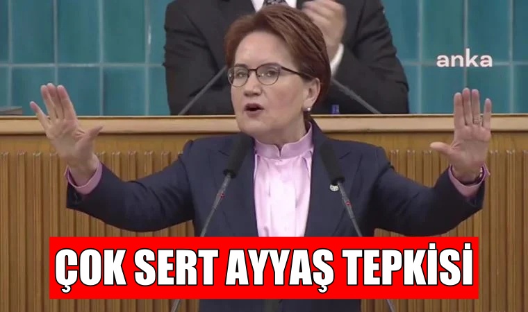 Akşener’den çok sert ‘iki ayyaş’ tepkisi
