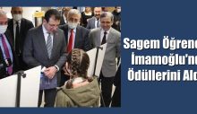 Sagem Öğrencileri İmamoğlu’ndan ödüllerini aldılar