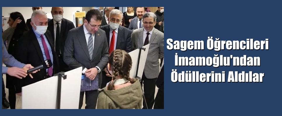 Sagem Öğrencileri İmamoğlu’ndan ödüllerini aldılar