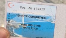 Yurt dışı çıkış harcı 3 katı zam