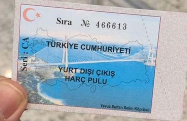 Yurt dışı çıkış harcı 3 katı zam