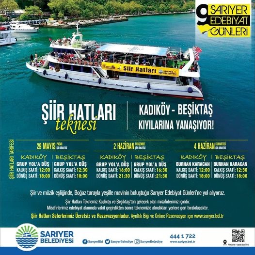 9.SARIYER EDEBİYAT GÜNLERİ BAŞLIYOR