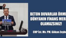 BETON DUVARLAR ÖRMEKLE DÜNYANIN FİNANS MERKEZİ OLAMAZSINIZ!