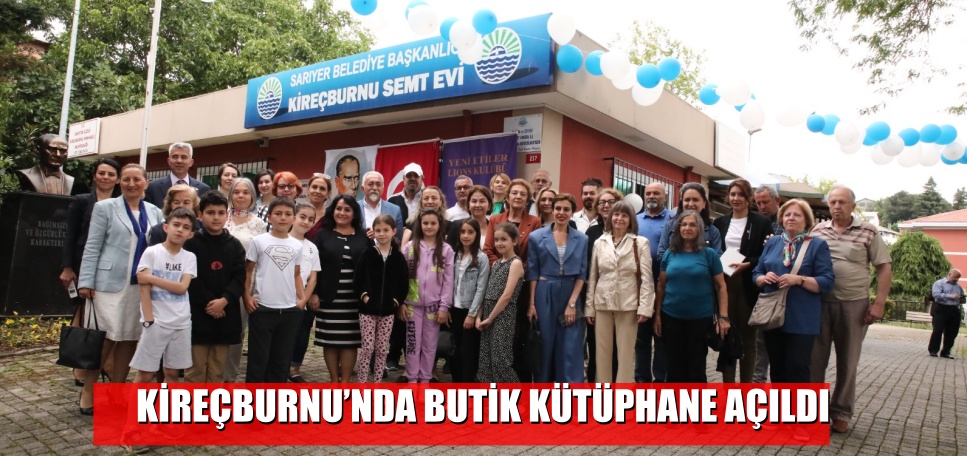 KİREÇBURNU’NDA BUTİK KÜTÜPHANE AÇILDI