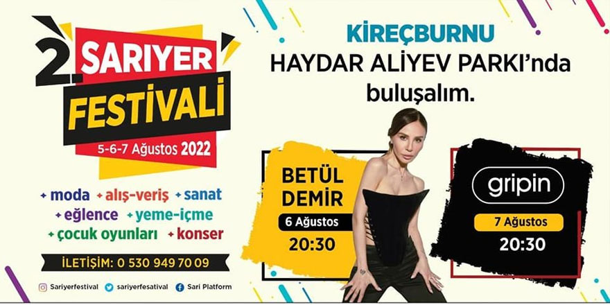 Sarıyer Festivali başlıyor