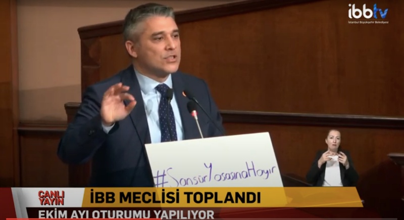 İBB’de Taylan Yıldız’a Sert Müdahale