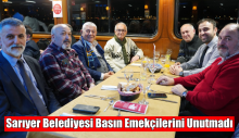 Sarıyer Belediyesi Basın Emekçilerini Unutmadı