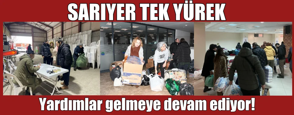 Yardımlar gelmeye devam ediyor!