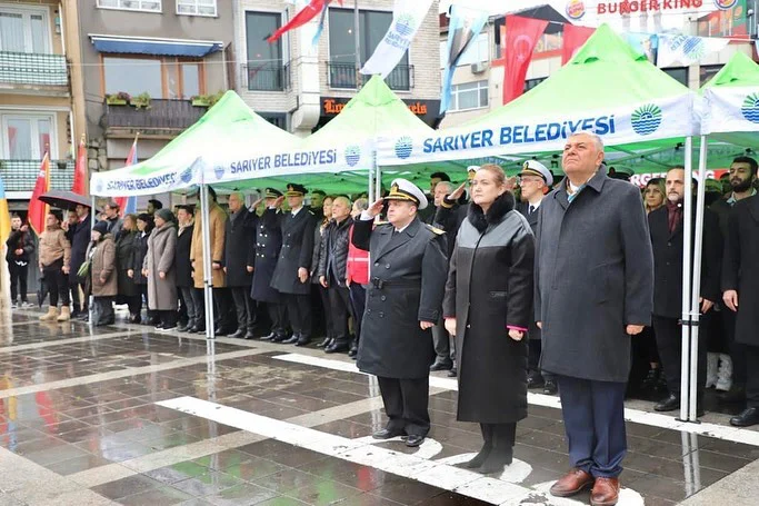 Çanakkale Zaferi'nin 108. yılı Sarıyer’de Kutlandı