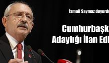 Yarın Kılıçdaroğlu’nun cumhurbaşkanı adaylığı ilan edilecek