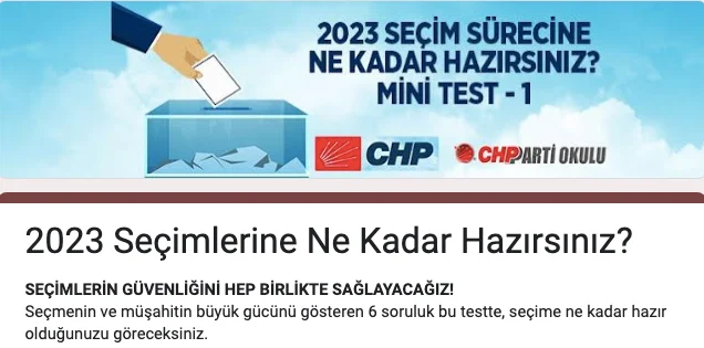 CHP’de sandık güvenliğine yönelik çalışmalar hızlandı