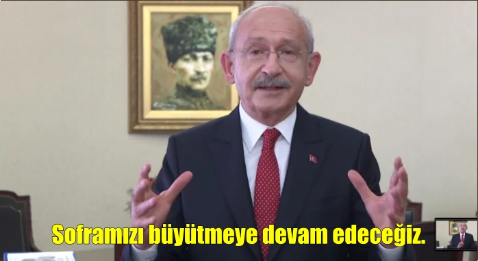 Soframızı büyütmeye devam edeceğiz.