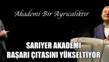 SARIYER AKADEMİ BAŞARI ÇITASINI YÜKSELTİYOR