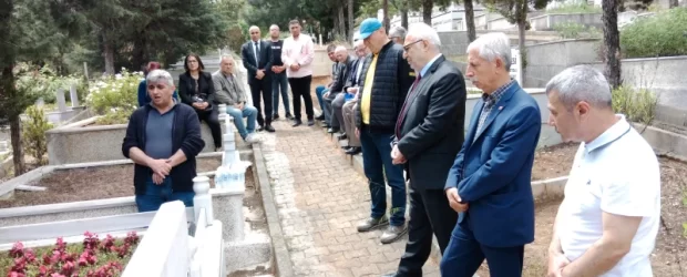 Efsane Başkan Ali Yılmaz’ı Kabristanda andık.