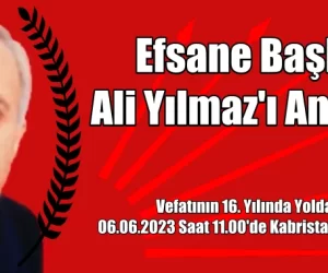 Efsane Başkan Ali Yılmaz’ı Anıyoruz