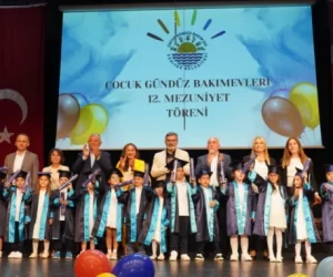 GÜNDÜZ BAKIMEVİ ÖĞRENCİLERİ MEZUN OLDU