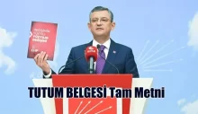 Özgür Özel’in açıkladığı TUTUM BELGESİ