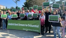 Atatürk Kent Ormanıma Dokunma Eylemi