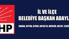 CHP İl ve İlçe  Belediye Başkan Adayları