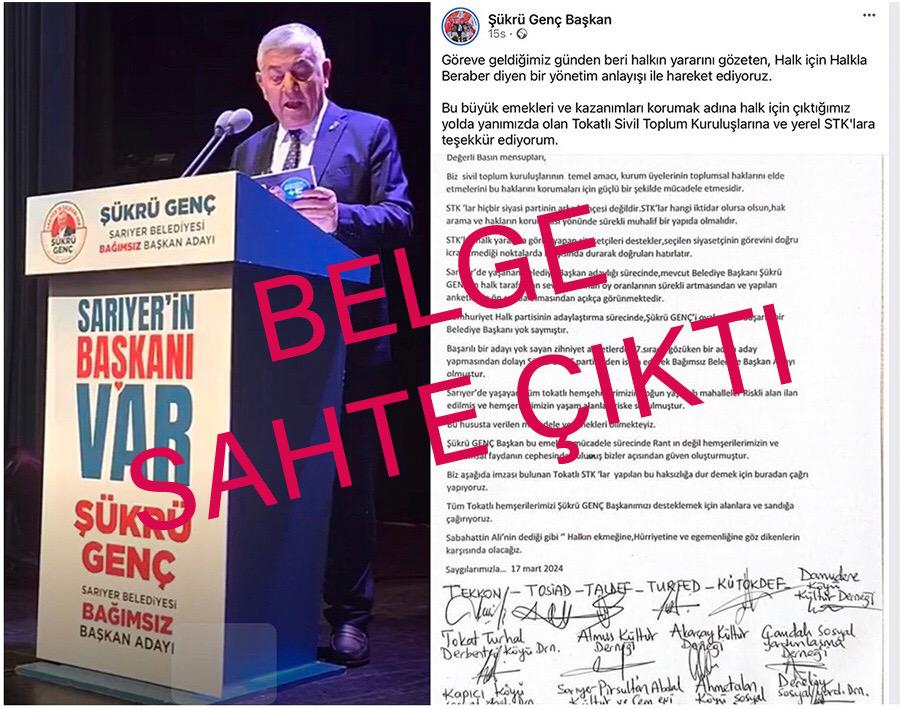 Katılmadıkları toplantıda dernek isimlerini kullanıldı