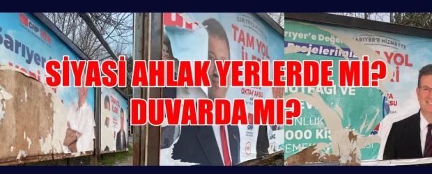 Mustafa Oktay Aksu: Afişlerimize saldırılar, seçim ahlakına gölge düşürüyor