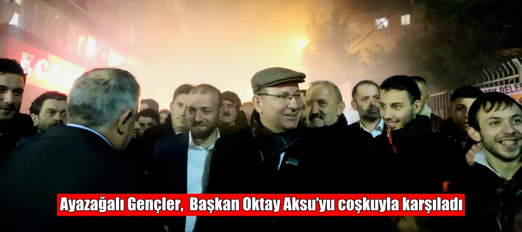 Ayazağalı Gençler, CHP Belediye Başkan Adayı Oktay Aksu’yu coşkuyla karşıladı