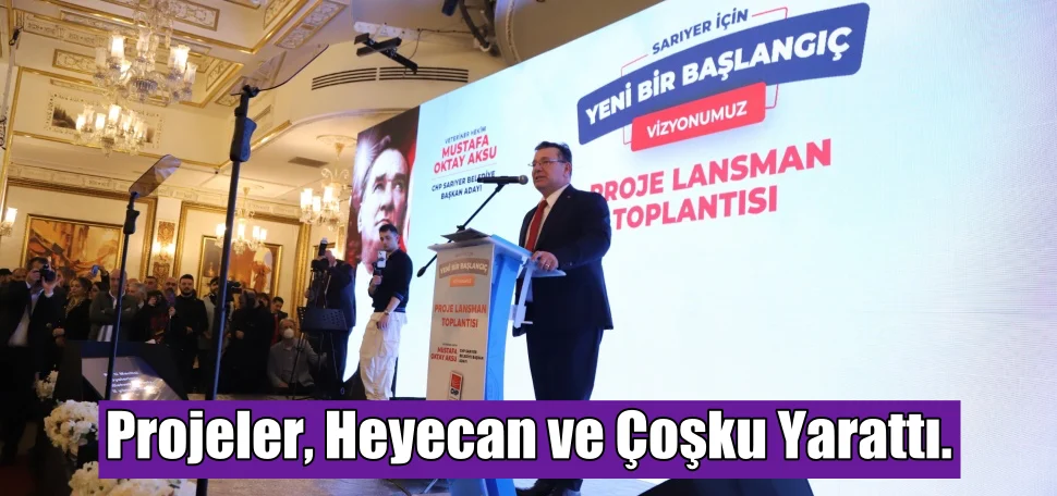 M. Oktay Aksu. Sarıyer için yeni başlangıç vizyonunu açıkladı