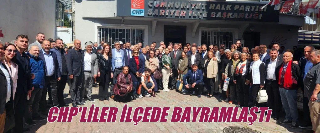 Başkan Oktay Aksu ve Partililer ilçede Bayramlaştı