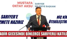 Kadir Gecesine Binlerce Sarıyerli Katıldı