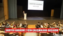 BAŞKAN AKSU; SARIYER AKADEMİ 2 İÇİN ÇALIŞMALARA BAŞLADIK