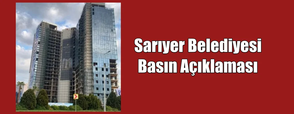 34 yıllık kaçak gökdelen için basın açıklaması.